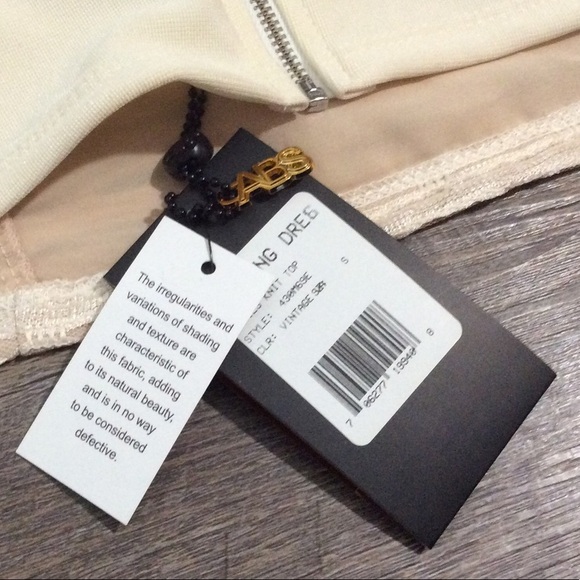 🐞 ABS Allen Schwartz Formal Crop Top NWT - Picture 4 of 4